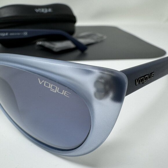Vogue VO 2677-S 2030/8F Cateye Frosted Clear Blue 57 [] 16 140 Eyeglasses 2677 main image 5